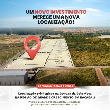 LOTES COMERCIAIS EM BACABAL | 917,22M²