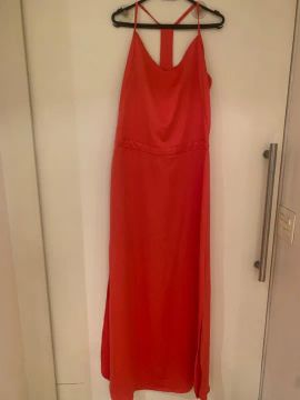 Vestido Vermelho sem Mangas estado de novo! Perfeito!