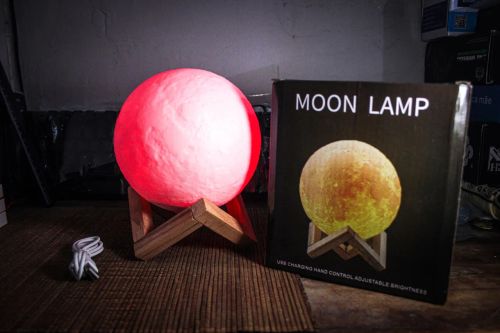 Iluminaria Abajur Lua 