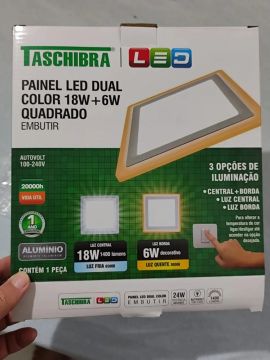 Painel Led de Embutir Dual Color (Plafon) 24W