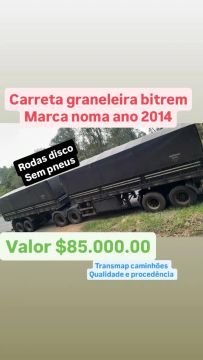 Carreta graneleira bitrem Marca noma ano 2014