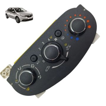 Comando ar condicionado Renault Logan Sandero 2019 C Detalhe
