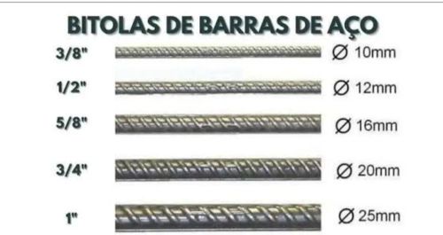 Vendo vergalhao de 3 a 12 metros as barras 3,80 o kg