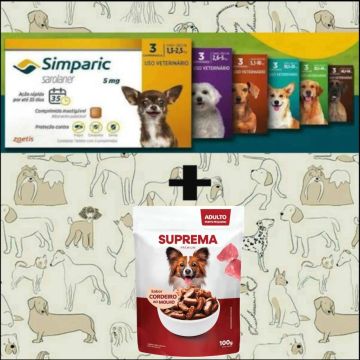 Simparic + Brinde - Pacote Completo para seu Cão!
