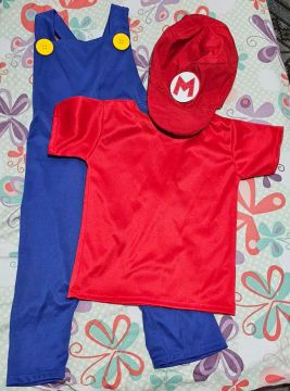 Fantasia do Super Mario para menino
