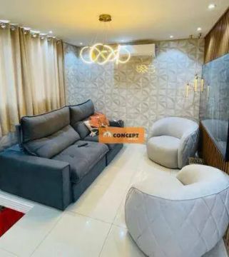 Apartamento Duplex com 2 dormitórios à venda, 76 m² por R$ 335.000,00 - Vila Urupês - Suza