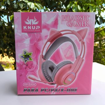 Headset gamer compatível com PC/P4 Xbox one