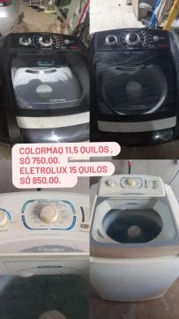 Maquinas de Lavar - Colormaq e Electrolux
