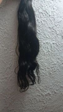 Cabelo humano virgem - liso natural