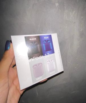 Fone De Ouvido Bluetooth Colorido i12 Tws Sem Fio Com Controle De Toque.