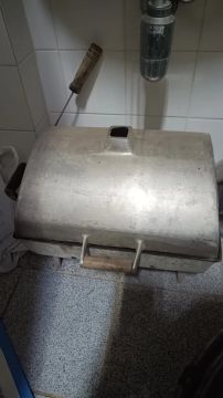 Churrasqueira tipo bafo em alumínio 