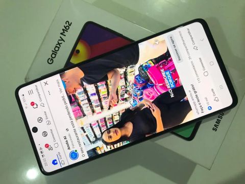 TROCO M62 128GB 16GB RAM SENDO 8GB+8GB PLUS,BATERIA 7.000AM 100%