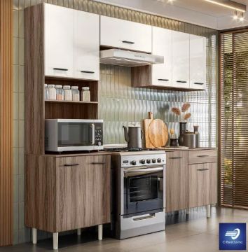 Oferta Cozinha Moderna com 4 Peças Modulada