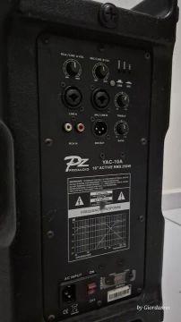 Caixa de Som Amplificada Pz Proaudio YAC-10A 10'' 250W