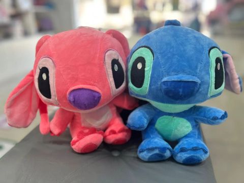 Par de Pelúcias Stitch e Angel