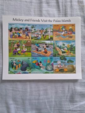 Selos de petsonagens da Disbey  Mickey Mouse nas Ilhas Palau