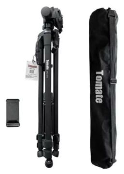 Tripé para Câmera e celular - Tomate 1.80cm + adaptador para smartphone 