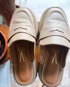 Sandália Mule Bege - Conforto e Estilo