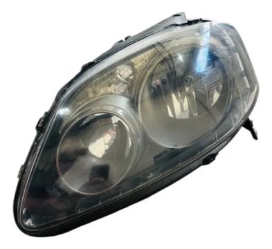 Farol Esquerdo Máscara Negra Foco Duplo Volks Fox 05 A 10