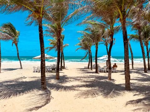 Apê na Areia com Vista Mar Deslumbrante - Porto das Dunas