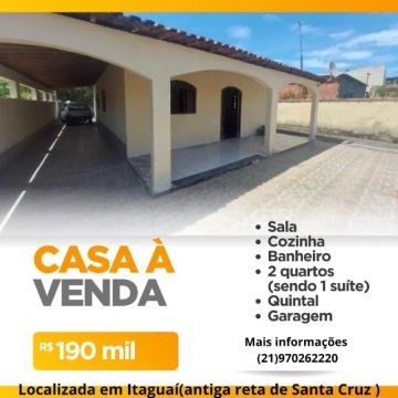 Casa a venda em Itaguaí 