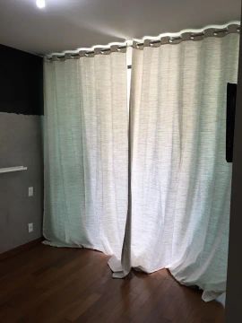 Cortina branca para sala ou quarto