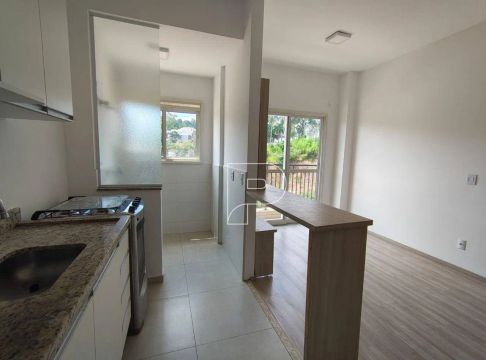 Apartamento com 1 dormitório para alugar, 37 m² por R$ 2.900,02/mês - Granja Viana - Cotia