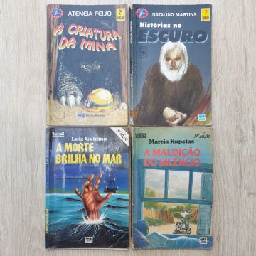 A Criatura da Mina, Histórias no Escuro, A Morte Brilha no Mar, A Maldição do Silêncio