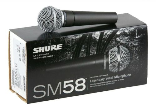 Microfone Vocal Shure SM58 Novo na caixa (Original )