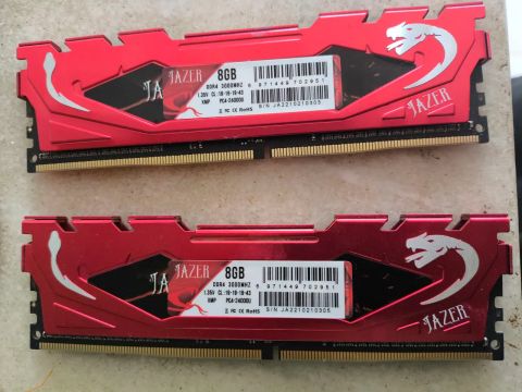Memória RAM JAZER 8GB DDR4 3000MHz
