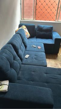 Sofa 6 lugares em L semi-novo 