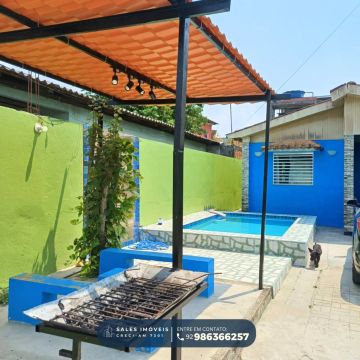 Aluga-se casa com piscina e mobiliada no bairro Redenção - Prox ao Supermercado Vitoria da