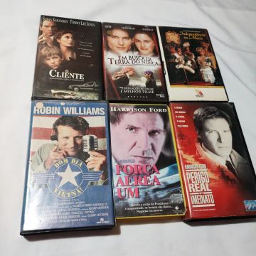 Lote de 6 Filmes VHS - Clássicos do Cinema