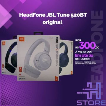 Fone de Ouvido JBL Tune 520BT - Original