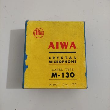 Microfone  Antigo de Lapela AIWA M-130