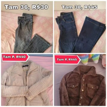 Lote roupa feminina