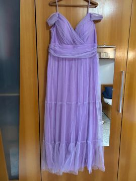 Vestido de festa lilás 
