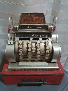 Caixa Registradora Vintage Decorativa