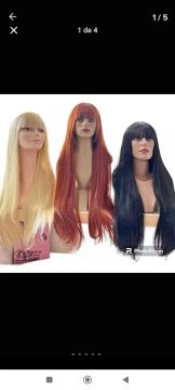 Peruca lace wigs e meia peruca 
