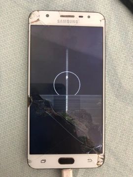Samsung Galaxy J7 Prime - Tela Quebrada