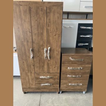 Guarda roupa 3 portas + cômoda - entrego 