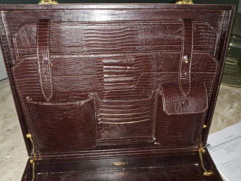 Maleta de Couro Marrom - Vintage vitor Hugo 