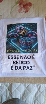 Camiseta Drone Virtual -  É da Paz.