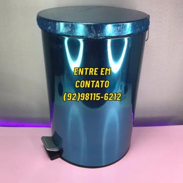 Lixeira Inox 20 Litros -Entregas 9h as 22h