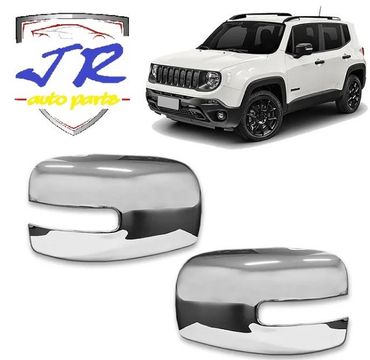 Par Apliques Retrovisores Cromados Jeep Renegade 2015 2016 2017 2018 2019 2020 2021