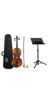 Violino mais estante de partitura profissional Novo somos loja promoção