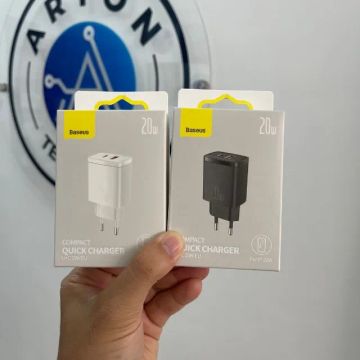 Carregador Turbo de Parede Baseus 20W C/ Garantia de 6 meses - Parcelo em até 10x