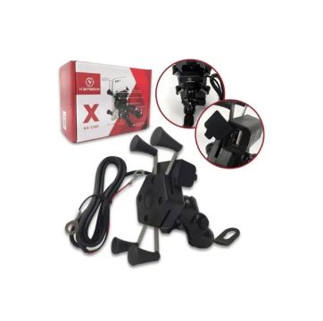 Suporte de Celular Para Moto com carregador kapbom