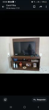 Rack de TV para sala com tv