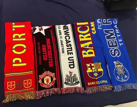 Cachecol de futebol - Times Europeus 